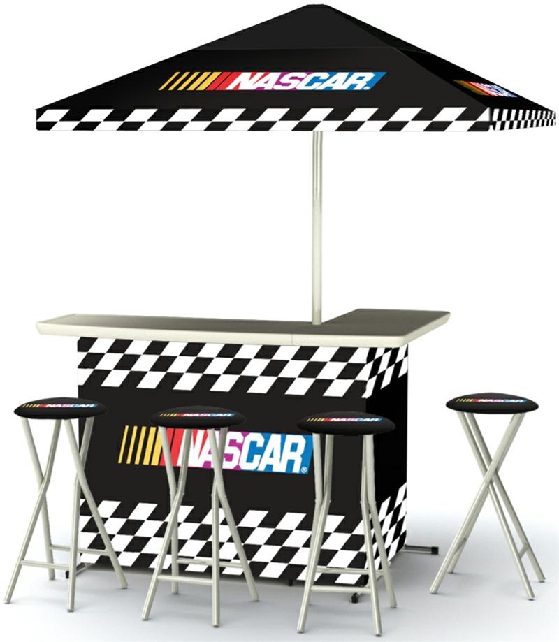 NASCAR Logo Deluxe Portable Tailgate Bar Set