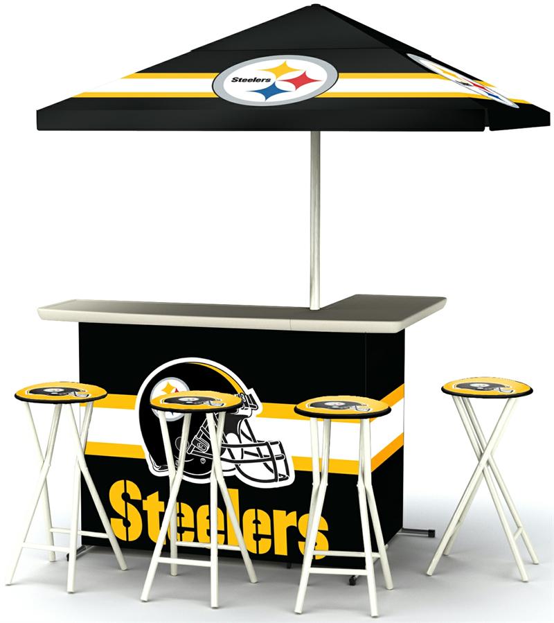 Pittsburgh Steelers Deluxe Portable Tailgate Bar Set
